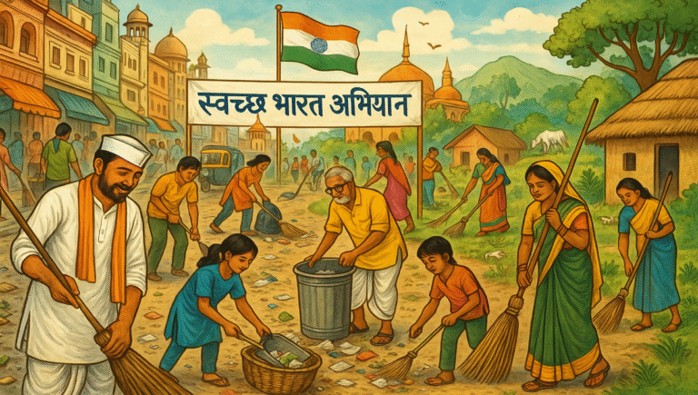 स्वच्छ भारत अभियान मराठी निबंध: Swachh Bharat Abhiyan Marathi Nibandh