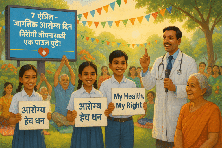 जागतिक आरोग्य दिन मराठी निबंध: Jagtik Arogya Din Marathi Nibandh