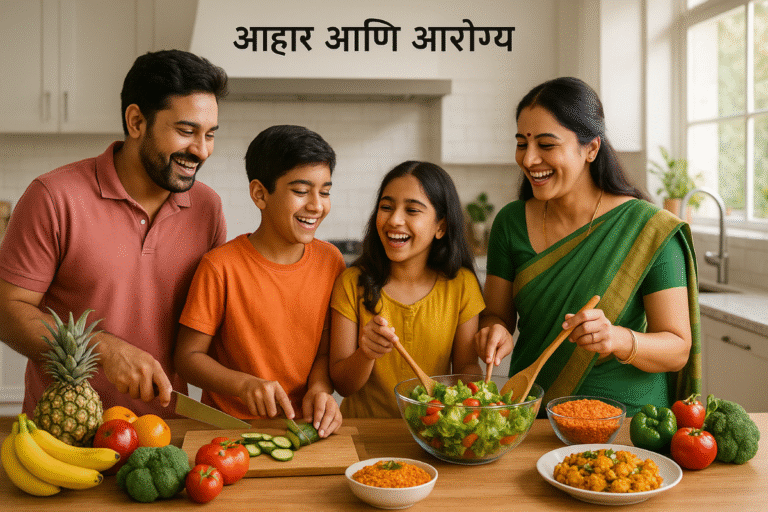 आहार आणि आरोग्य मराठी निबंध: Aahar Ani Arogya Marathi Nibandh