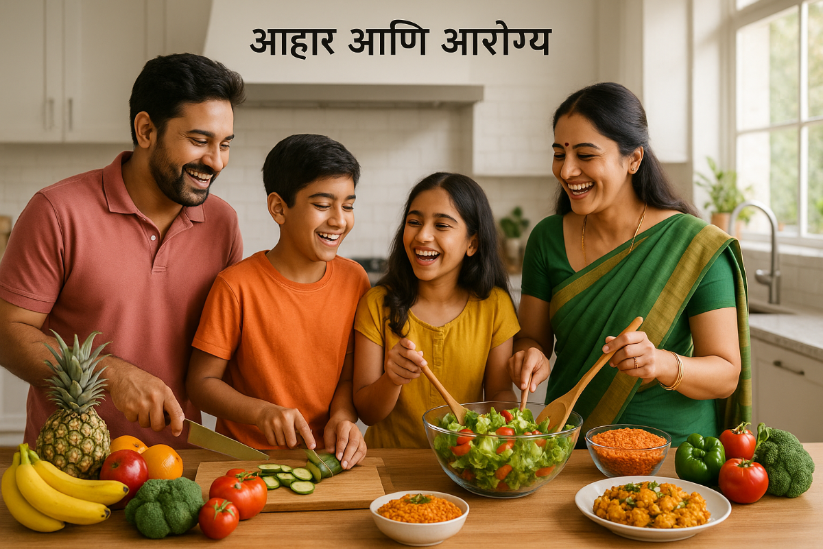 आहार आणि आरोग्य मराठी निबंध: Aahar Ani Arogya Marathi Nibandh
