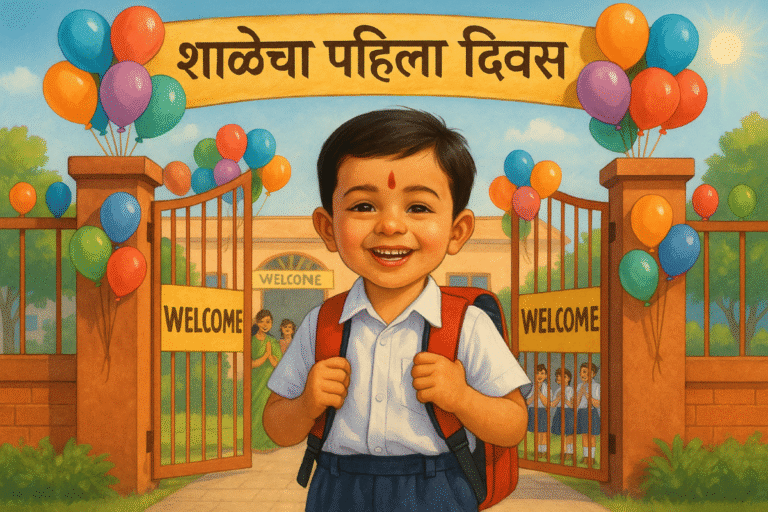 शाळेचा पहिला दिवस मराठी निबंध: Shalecha Pahila Divas Marathi Nibandh