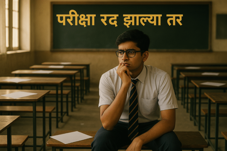 परीक्षा रद्द झाल्या तर मराठी निबंध: Pariksha Radd Zalya Tar Marathi Nibandh
