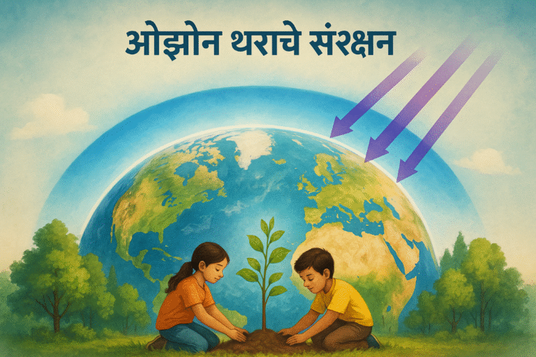 ओझोन थराचे संरक्षण मराठी निबंध: Ozone Tharache Sanrakshan Marathi Nibandh