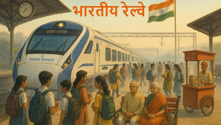 भारतीय रेल्वे मराठी निबंध: Bharatiya Railway Marathi Nibandh