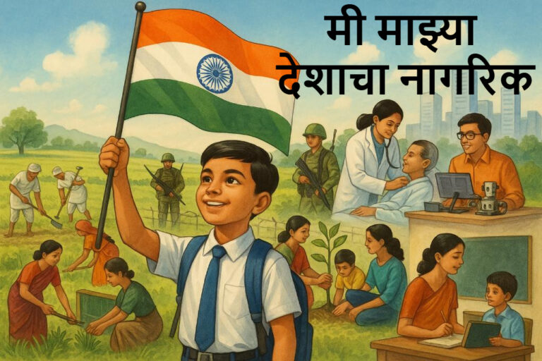 मी माझ्या देशाचा नागरिक मराठी निबंध: Me Mazya Deshacha Nagrik Marathi Nibandh