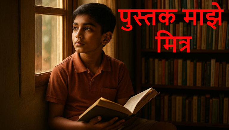पुस्तक माझे मित्र मराठी निबंध: Pustak Maza Mitra Marathi Nibandh