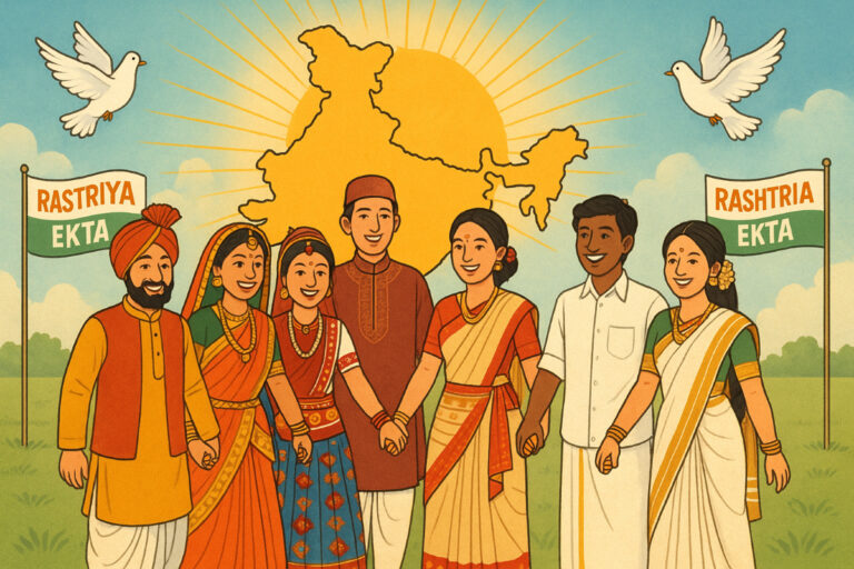 राष्ट्रीय एकता मराठी निबंध: Rashtriya Ekta Marathi Nibandh