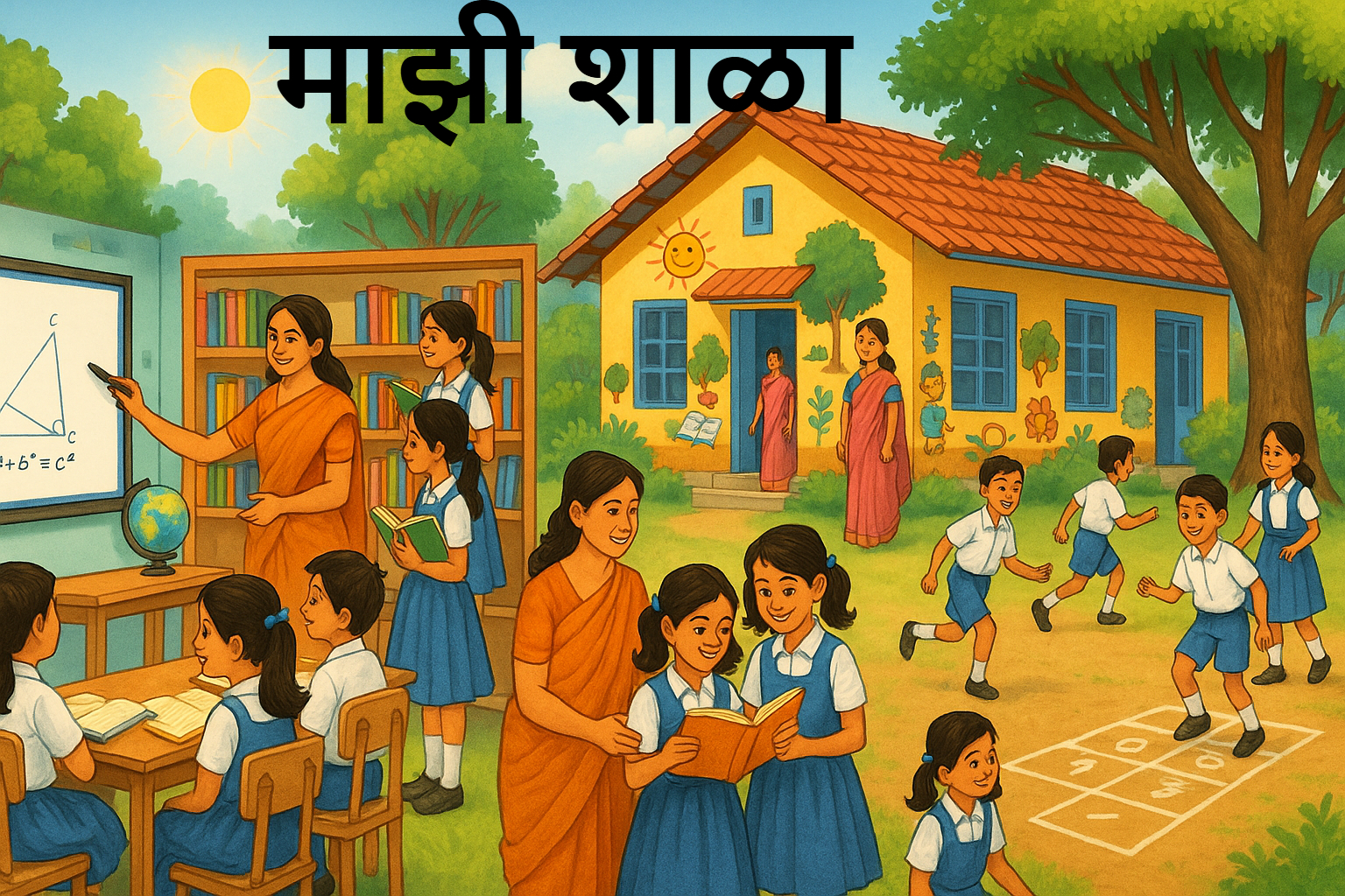 माझी शाळा मराठी निबंध: Mazi Shala Marathi Nibandh