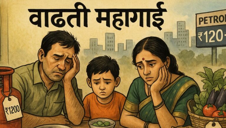 वाढती महागाई मराठी निबंध: Vadati Mahagai Marathi Nibandh