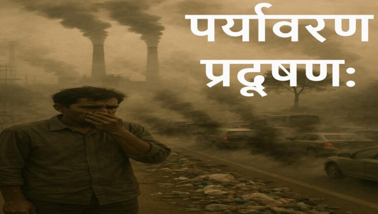 पर्यावरण प्रदूषण मराठी निबंध: Environment Pollution Marathi Nibandh