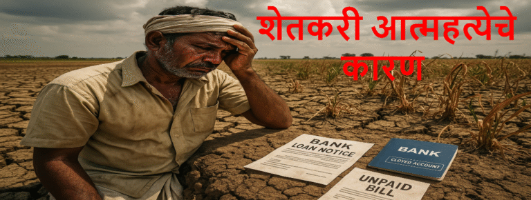 शेतकरी आत्महत्येचे कारण मराठी निबंध: Shetkari Aatmhatya Karan Marathi Nibandh