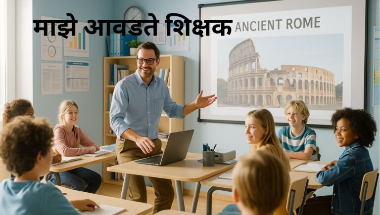 माझे आवडते शिक्षक मराठी निबंध: Maze Avadte Shikshak Marathi Nibandh