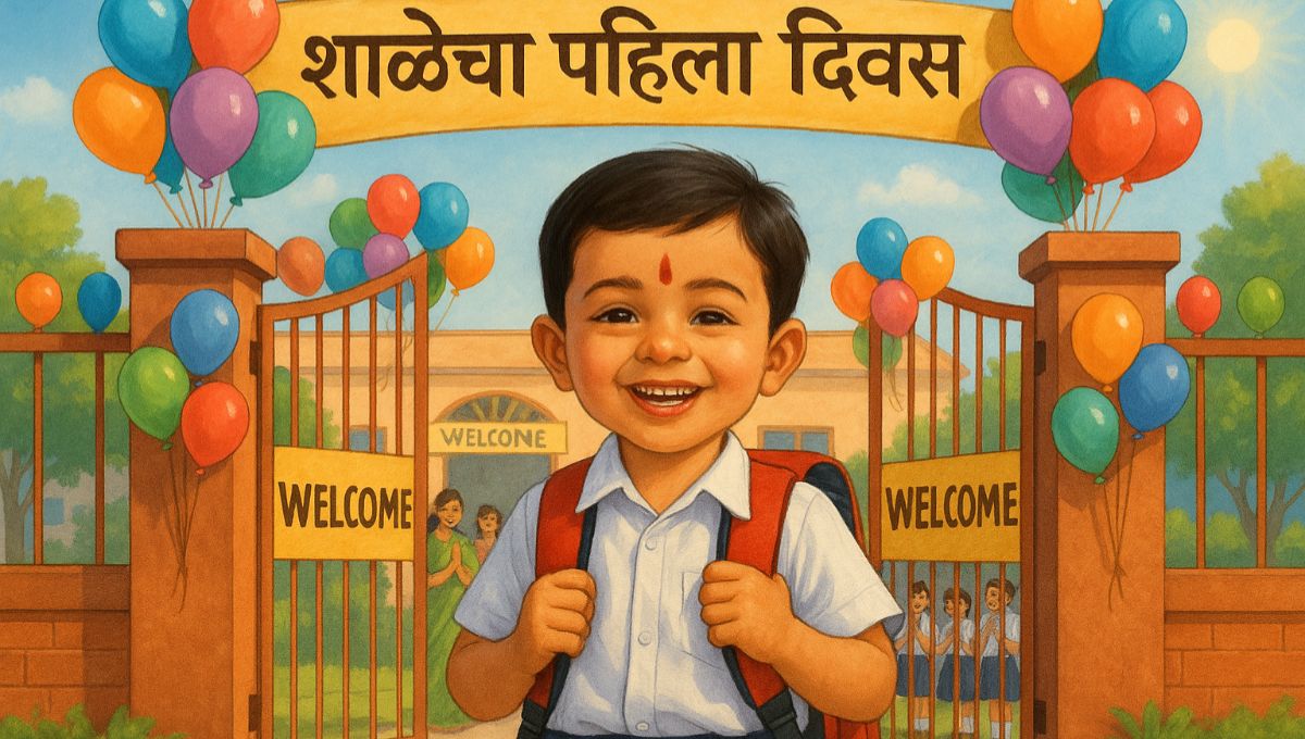 शाळेचा पहिला दिवस मराठी निबंध: Shalecha Pahila Divas Marathi Nibandh