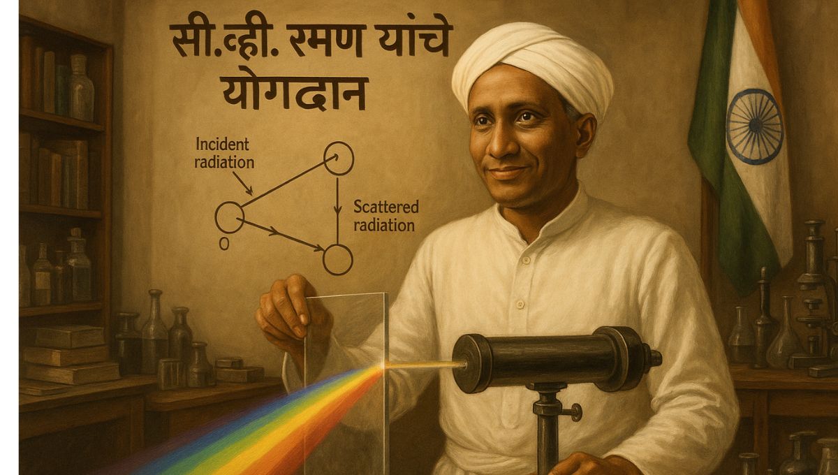 सी व्ही रमण यांचे योगदान मराठी निबंध: C V Raman Yanche Yogdan Marathi Nibandh
