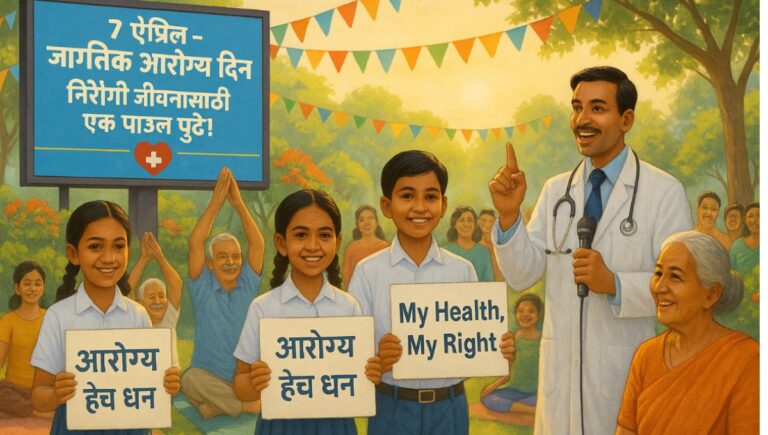 जागतिक आरोग्य दिन मराठी निबंध: Jagtik Arogya Din Marathi Nibandh