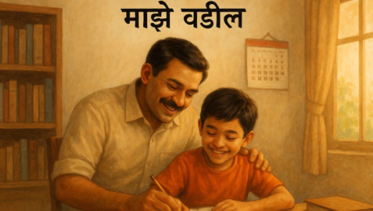 माझे वडील मराठी निबंध: Maze Vadil Marathi Nibandh