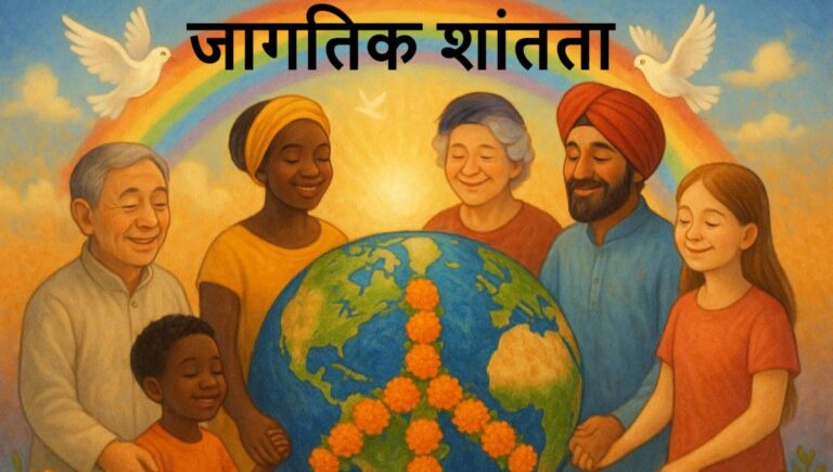जागतिक शांतता मराठी निबंध: Jagtik Shantata Marathi Nibandh