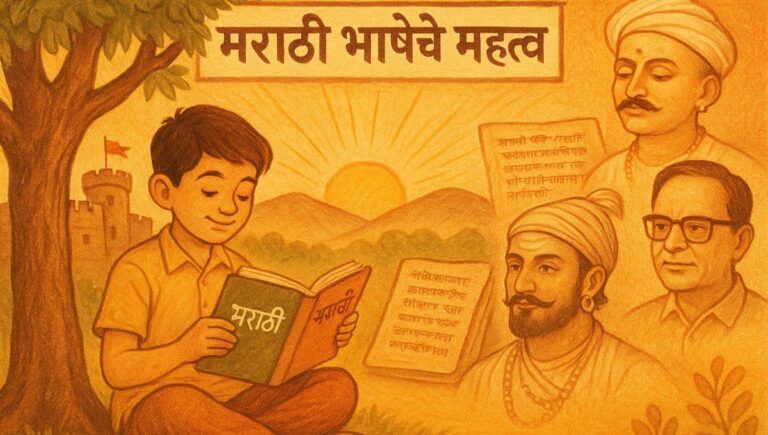 मराठी भाषेचे महत्त्व मराठी निबंध: Marathi Bhasheche Mahatva Marathi Nibandh