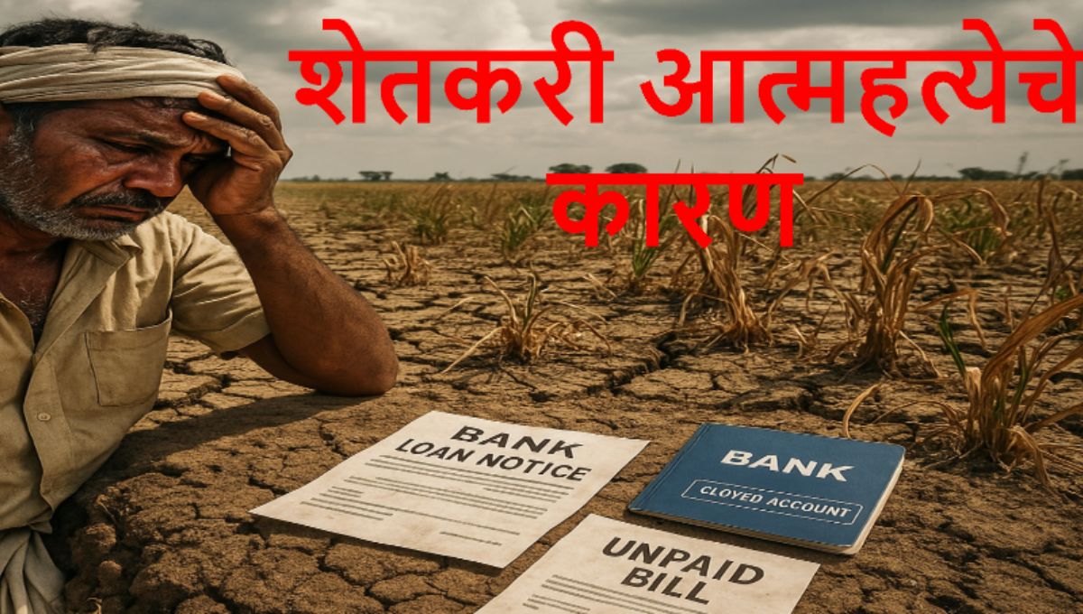 शेतकरी आत्महत्येचे कारण मराठी निबंध: Shetkari Aatmhatya Karan Marathi Nibandh