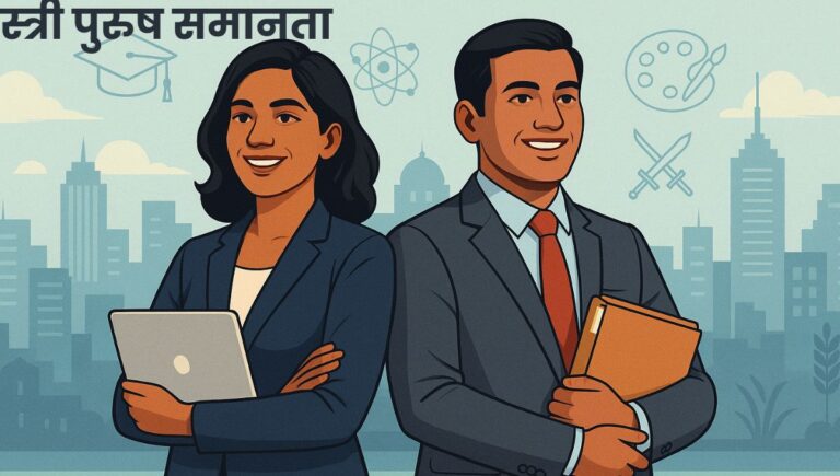 स्त्री पुरुष समानता मराठी निबंध: Stri Purush Samanta Marathi Nibandh