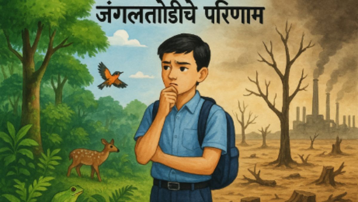जंगलतोडीचे परिणाम मराठी निबंध: Jangal Todiche Parinam Marathi Nibandh