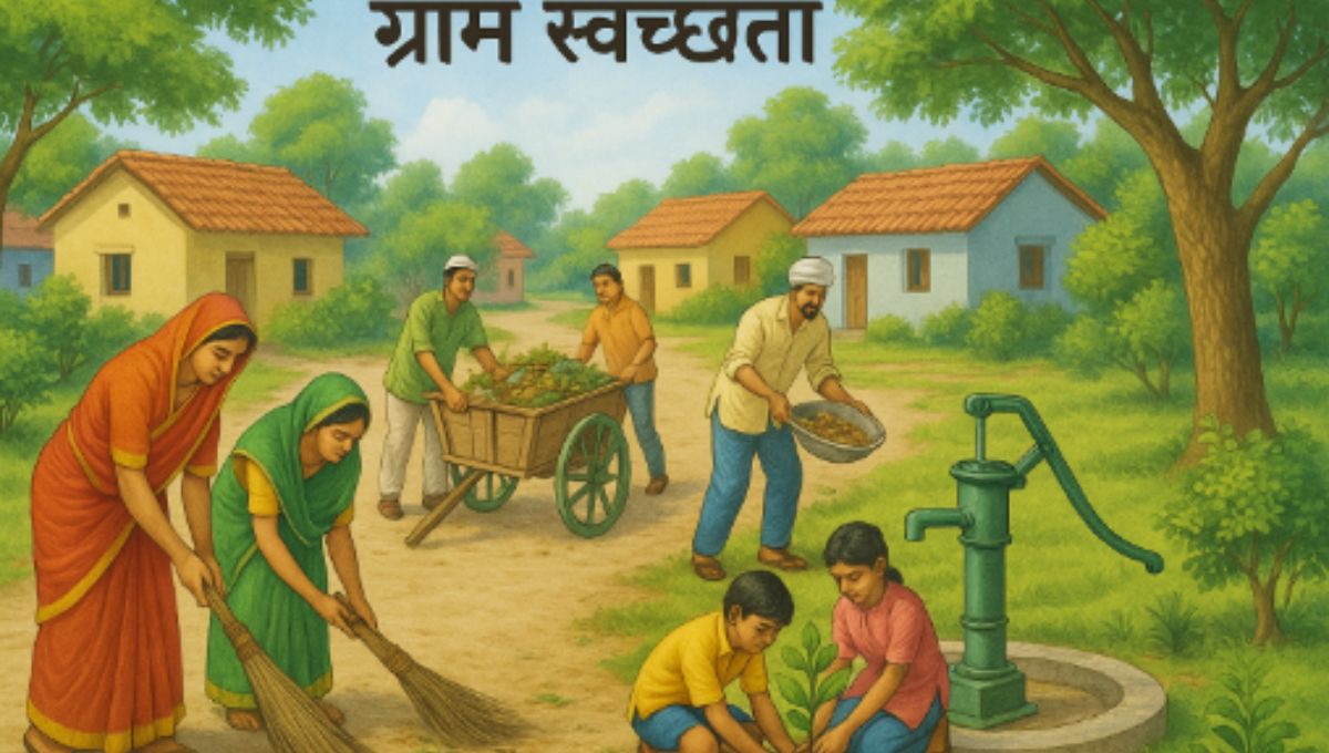 ग्राम स्वच्छता मराठी निबंध: Gram Swachata Marathi Nibandh