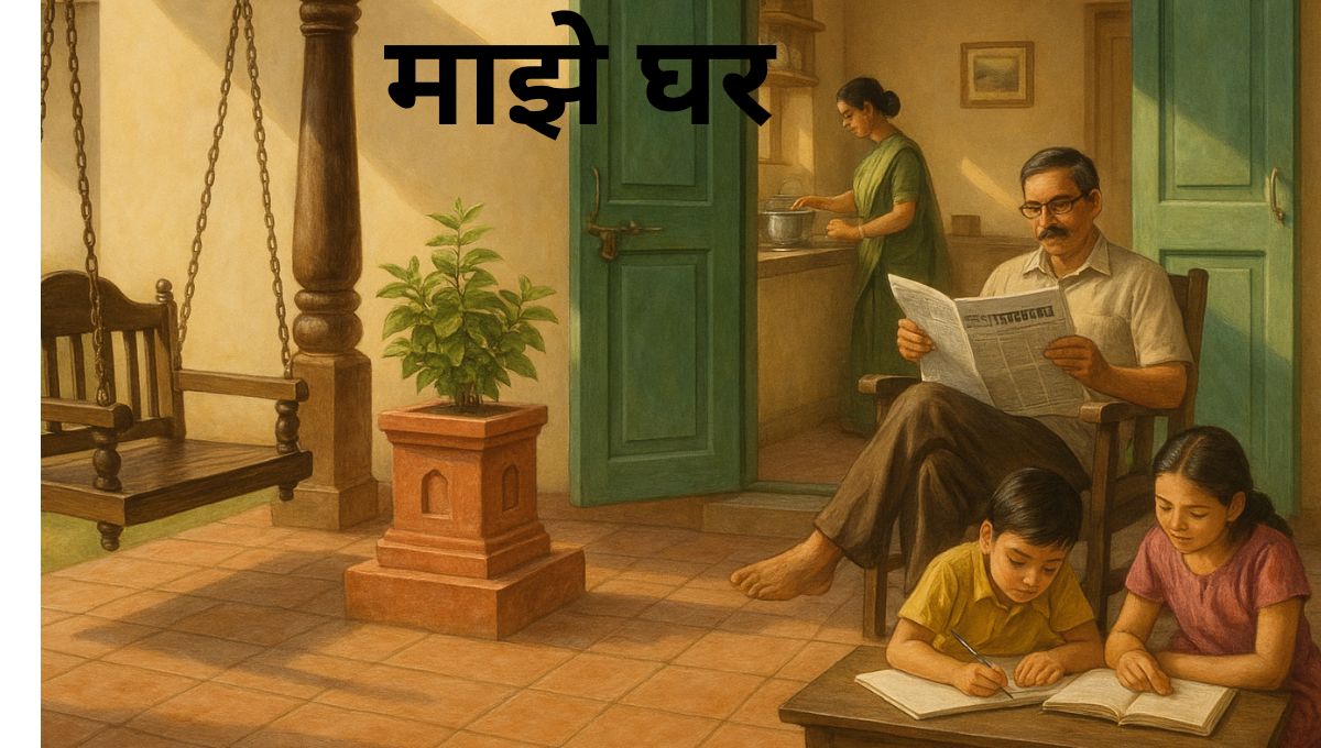 माझे घर मराठी निबंध: Maze Ghar Marathi Nibandh