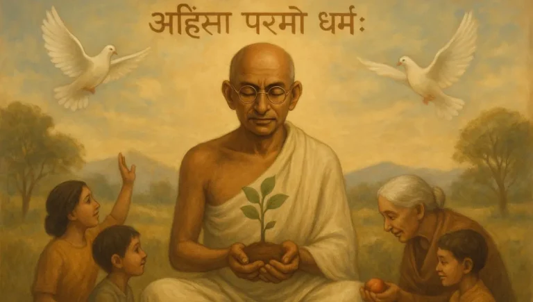अहिंसा परमो धर्मः मराठी निबंध: Ahinsa Parmo Dharma Marathi Nibandh