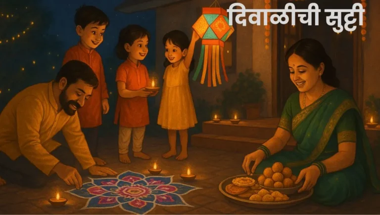 दिवाळीची सुट्टी मराठी निबंध: Diwali Chi Sutti Marathi Nibandh