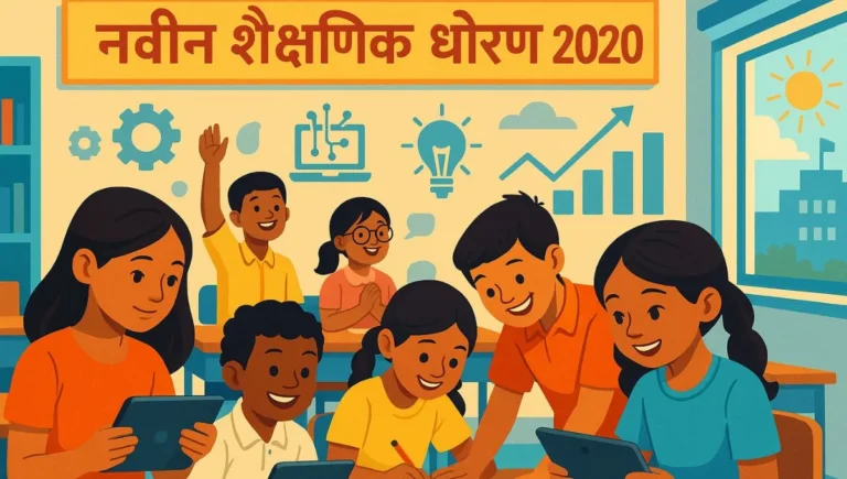 नवीन शैक्षणिक धोरण 2020 मराठी निबंध: Navin Shikshan Dhoran 2020 Marathi Nibandh