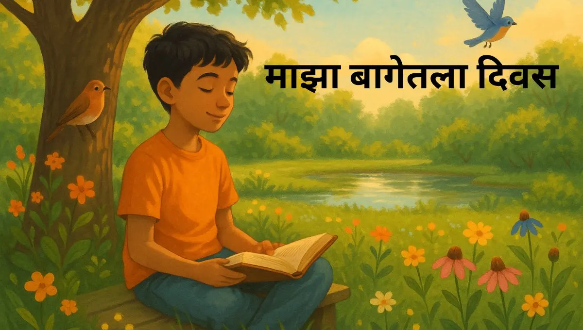 माझा बागेतला दिवस मराठी निबंध: Maza Bagetle Divas Marathi Nibandh