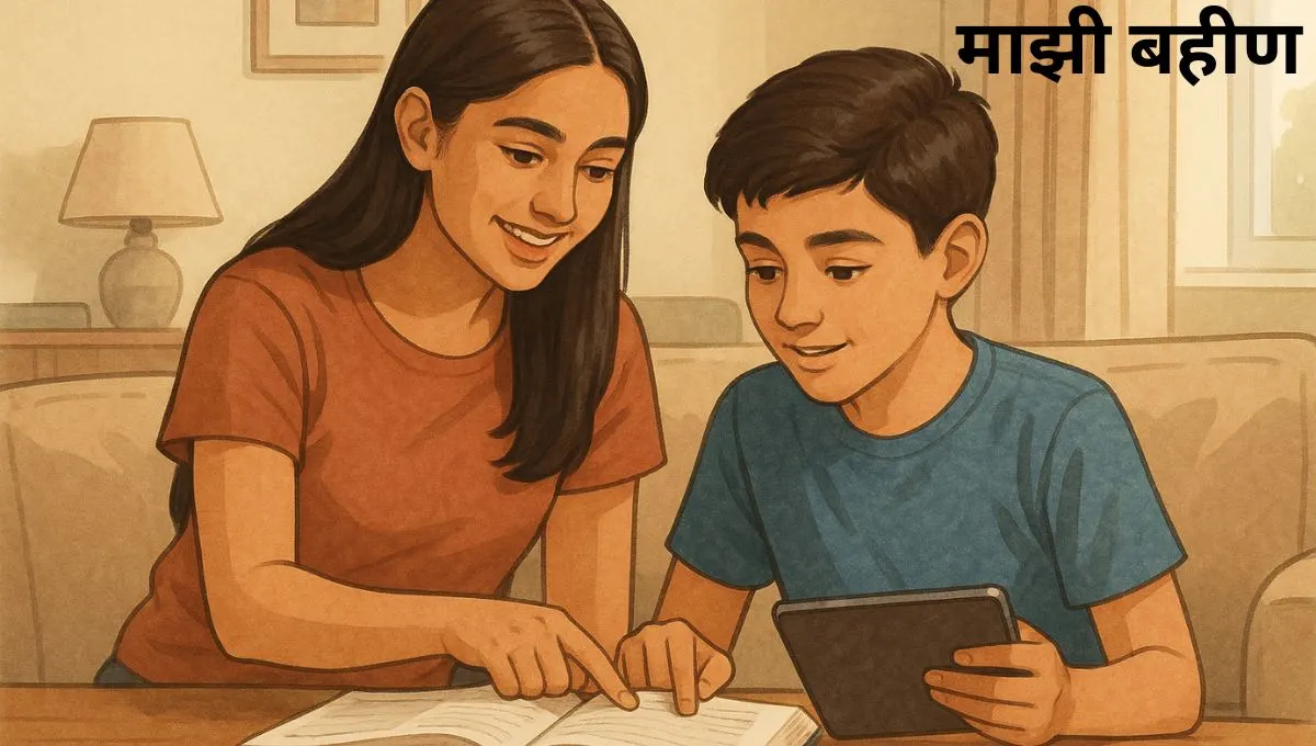माझी बहीण मराठी निबंध: Mazi Bahin Marathi Nibandh
