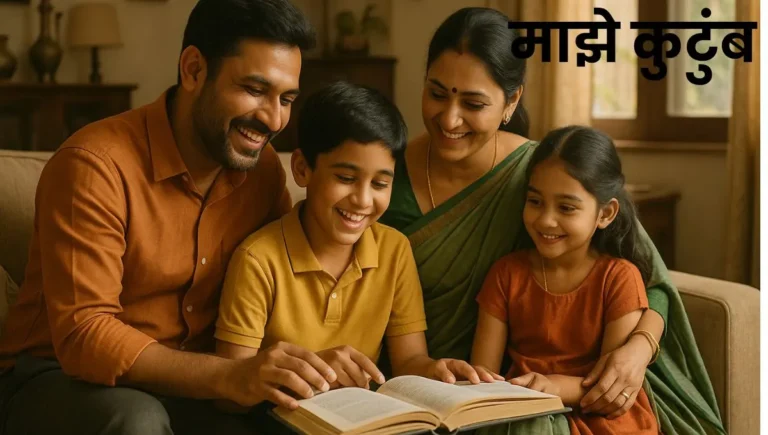 माझे कुटुंब मराठी निबंध: Maze Kutumb Marathi Nibandh