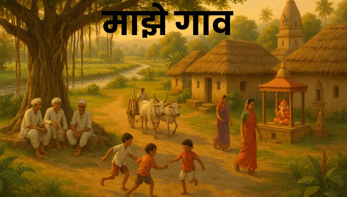 माझे गाव मराठी निबंध: Maze Gav Marathi Nibandh