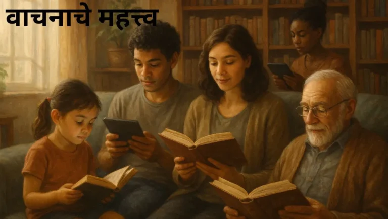 वाचनाचे महत्त्व मराठी निबंध: Vachana Che Mahatva Marathi Nibandh