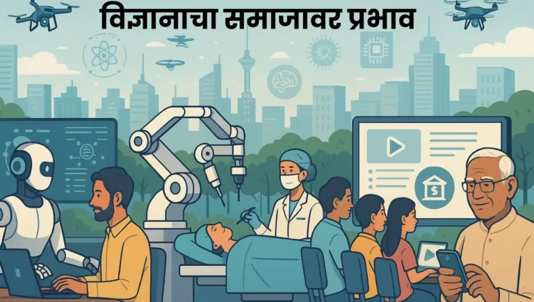 विज्ञानाचा समाजावर प्रभाव मराठी निबंध: Vidnyanache Samajavar Prabhav Marathi Nibandh